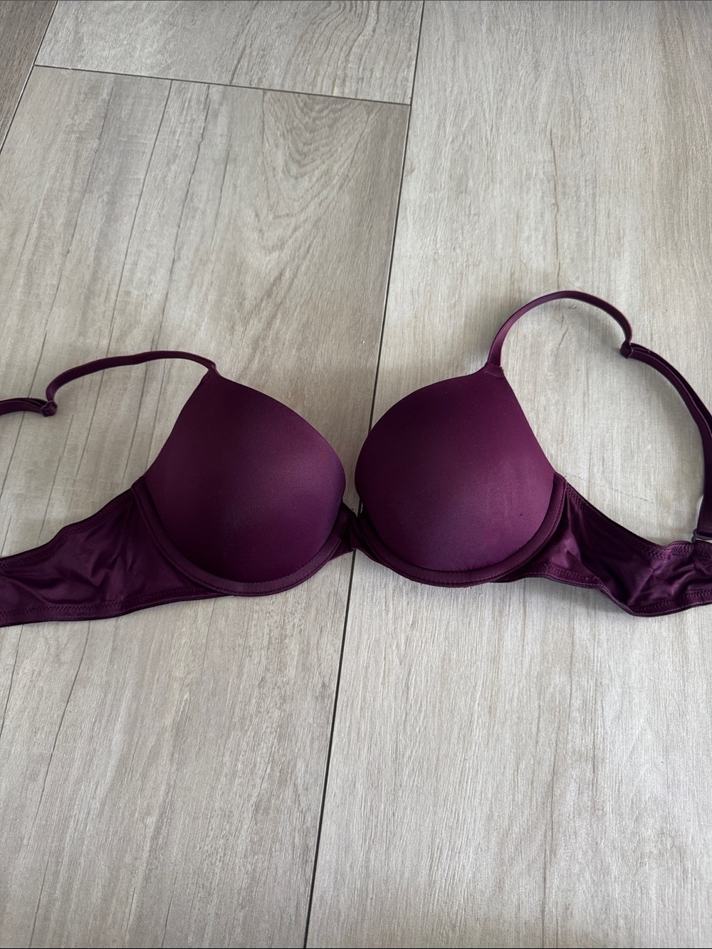 PINK Victoria's Secret Plum Push-Up Bra